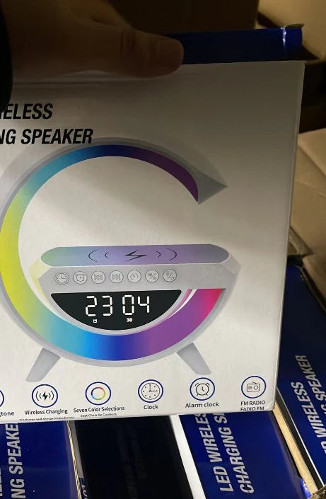 Smart LED Wireless Charging Speaker