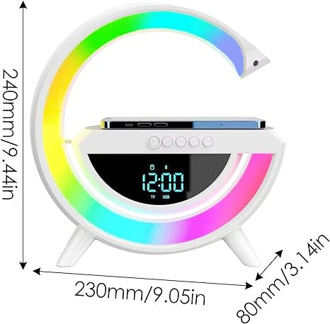 Smart LED Wireless Charging Speaker